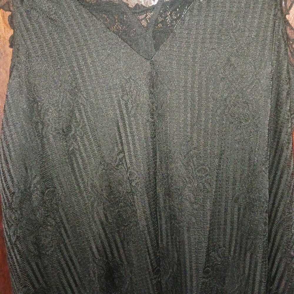 Black lace dress